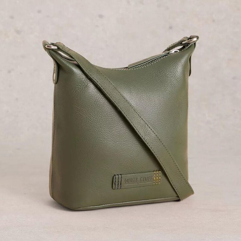White Stuff Mini Fern Leather Crossbody image number 1